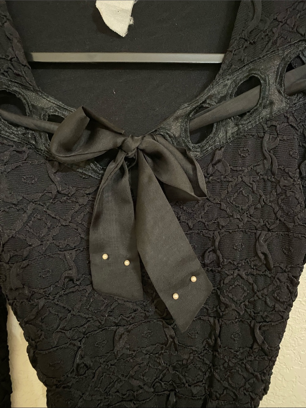 Vintage Bow-Front Bodysuit - Picture 4 of 6